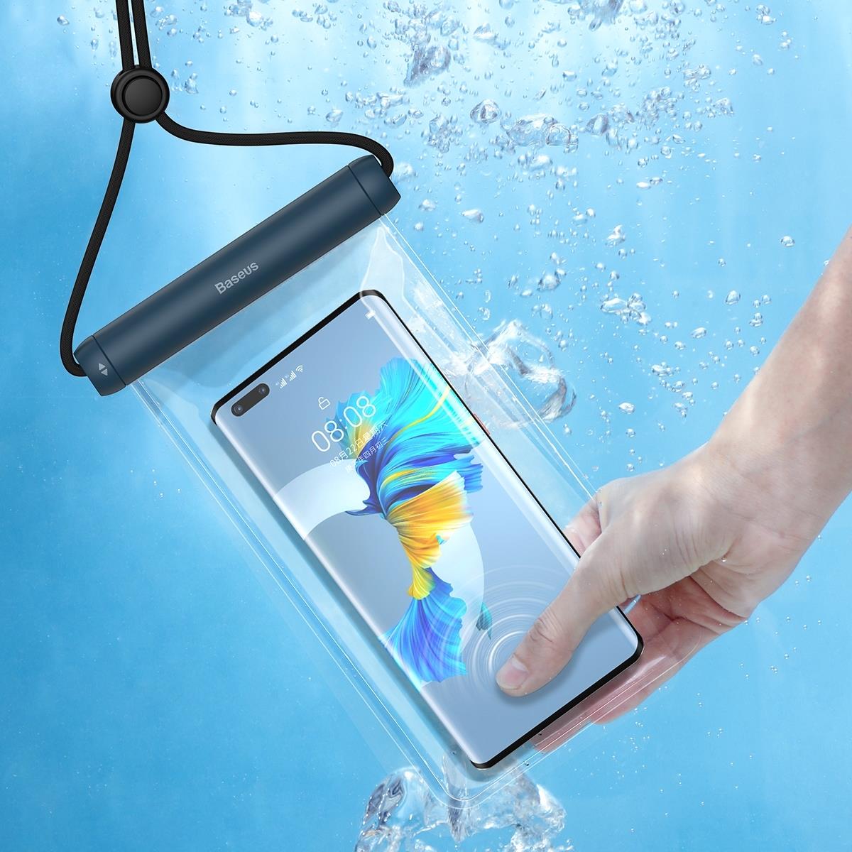 Baseus vandtæt etui til telefon Slide-cover blå (FMYT000003)