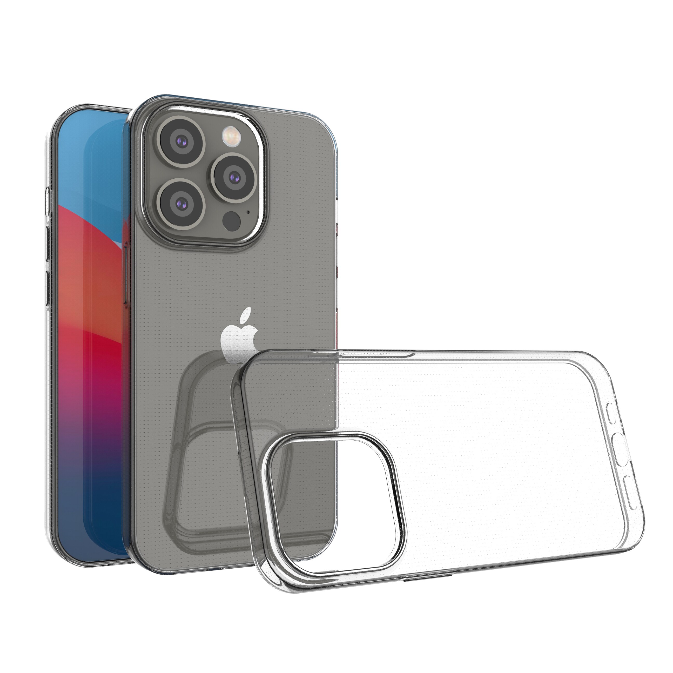 Ultra Clear 0,5mm iPhone 14 Pro skydd gel transparent