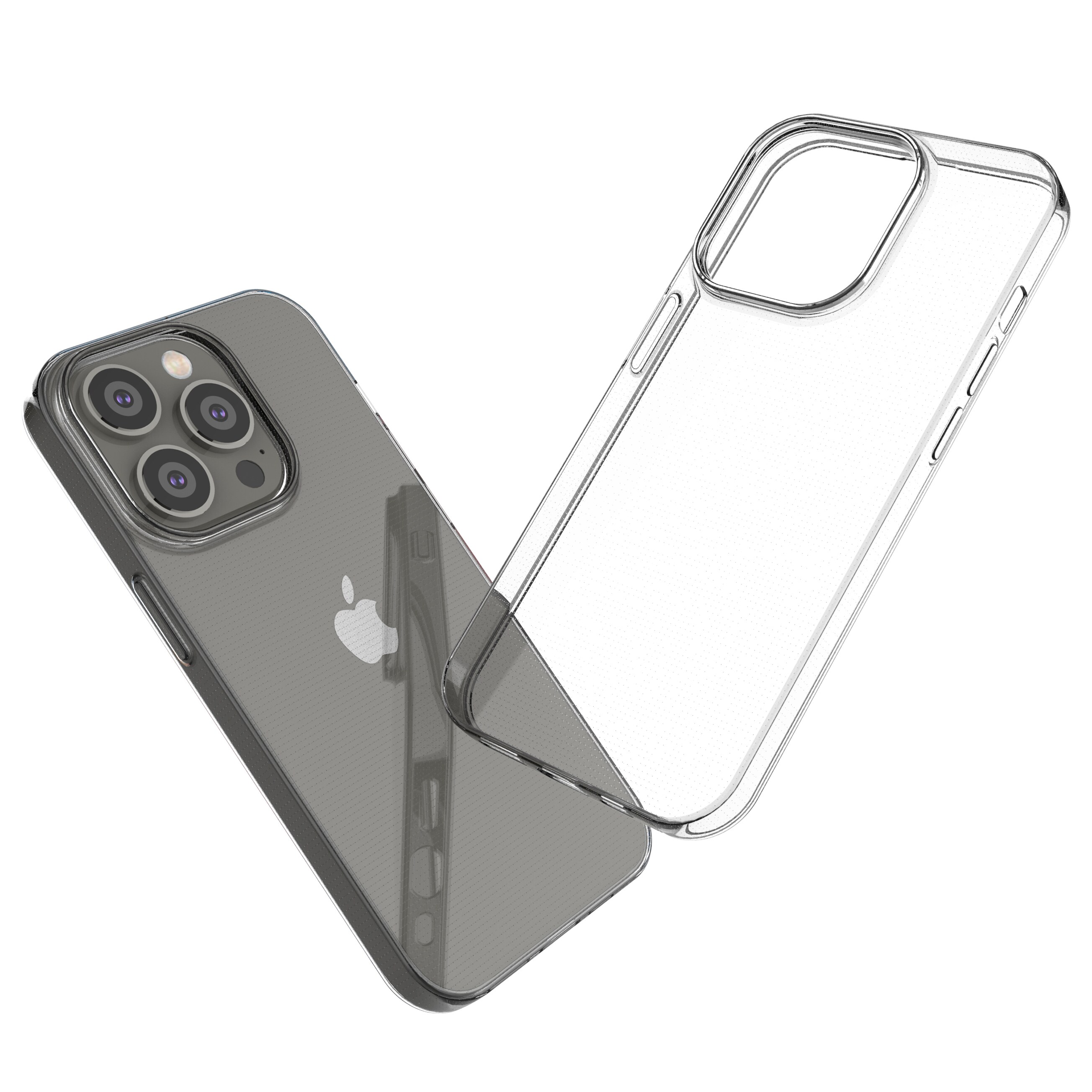 Ultra Clear 0,5mm iPhone 14 Pro skydd gel transparent