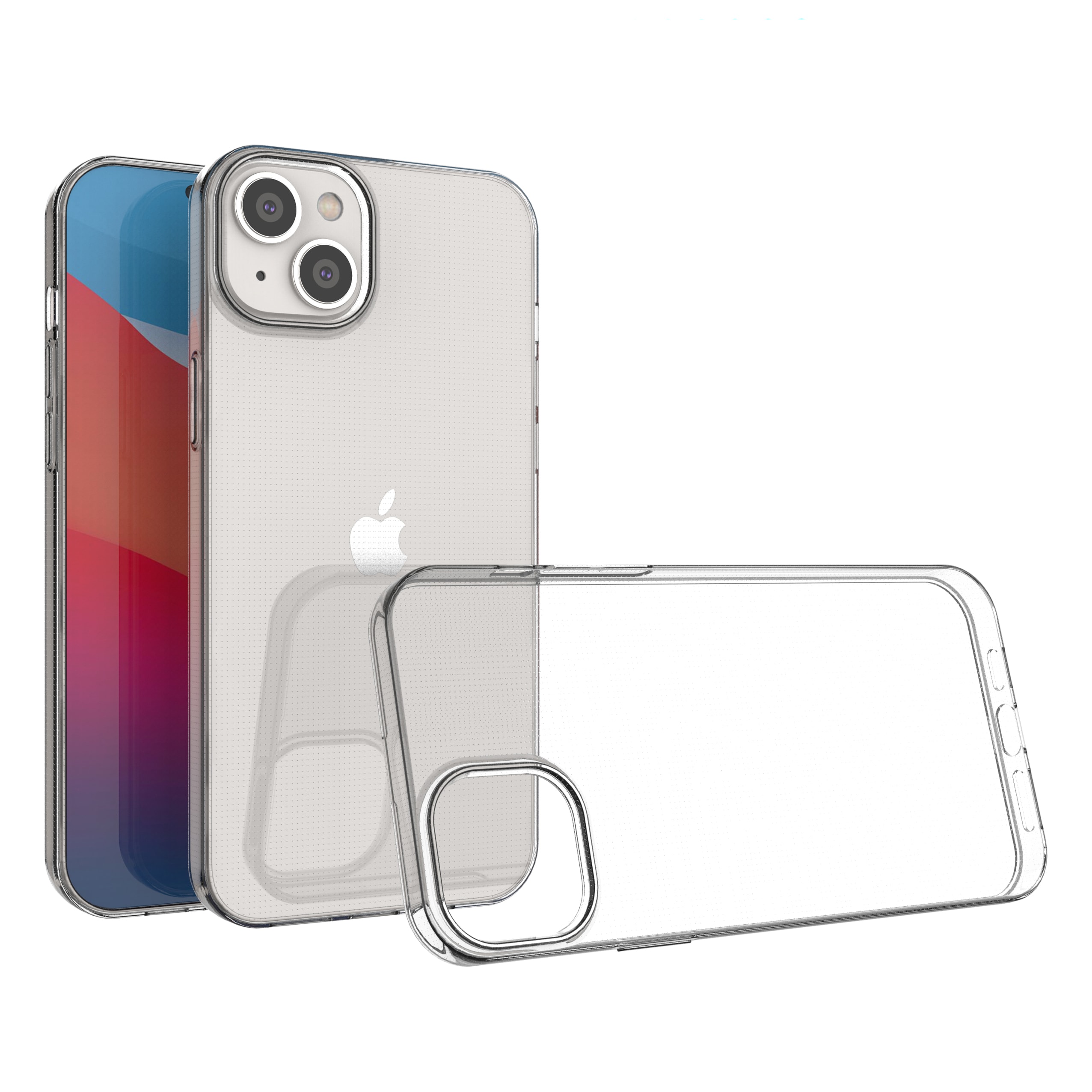Gelskydd för Ultra Clear 0,5 mm iPhone 14 Max transparent