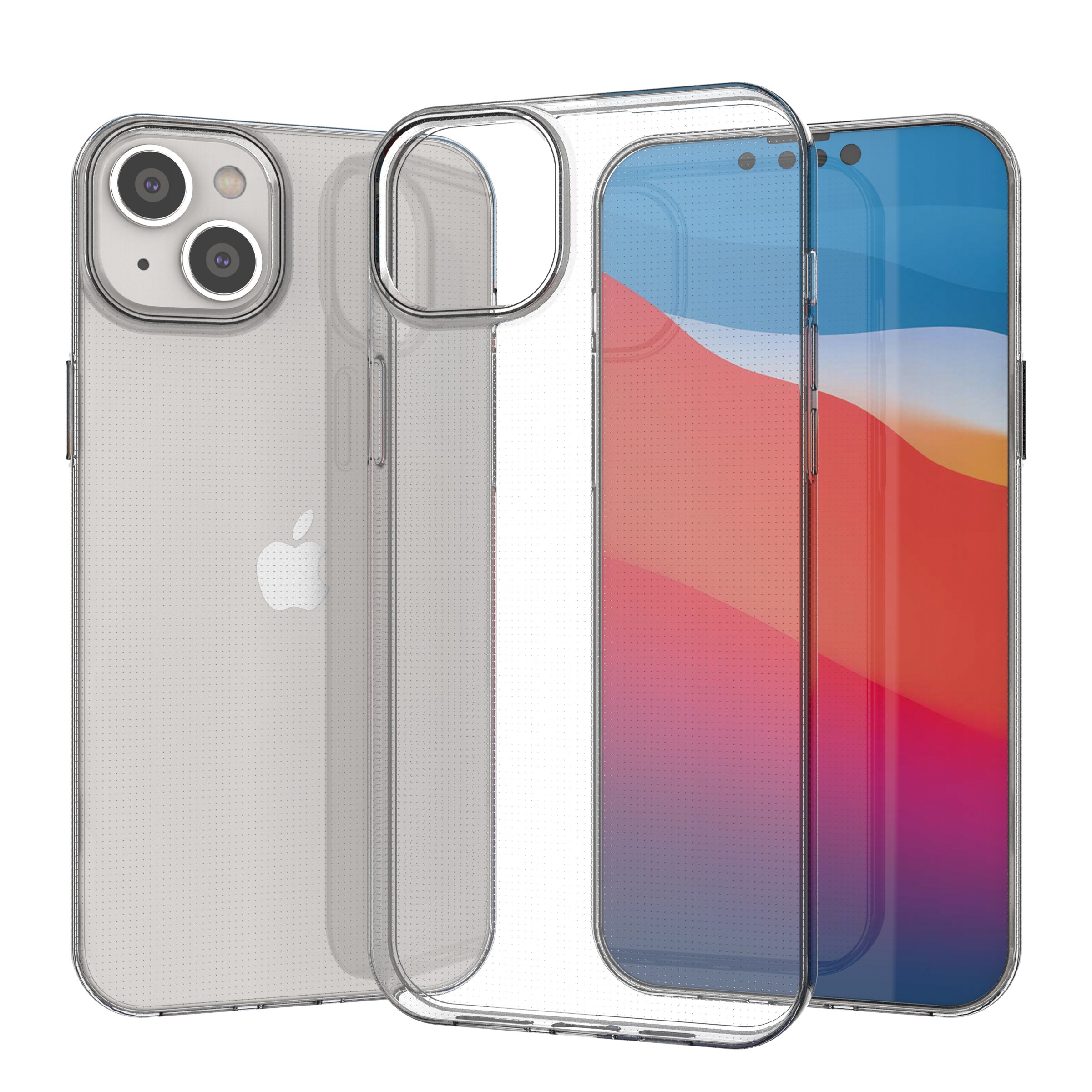 Gelskydd för Ultra Clear 0,5 mm iPhone 14 Max transparent