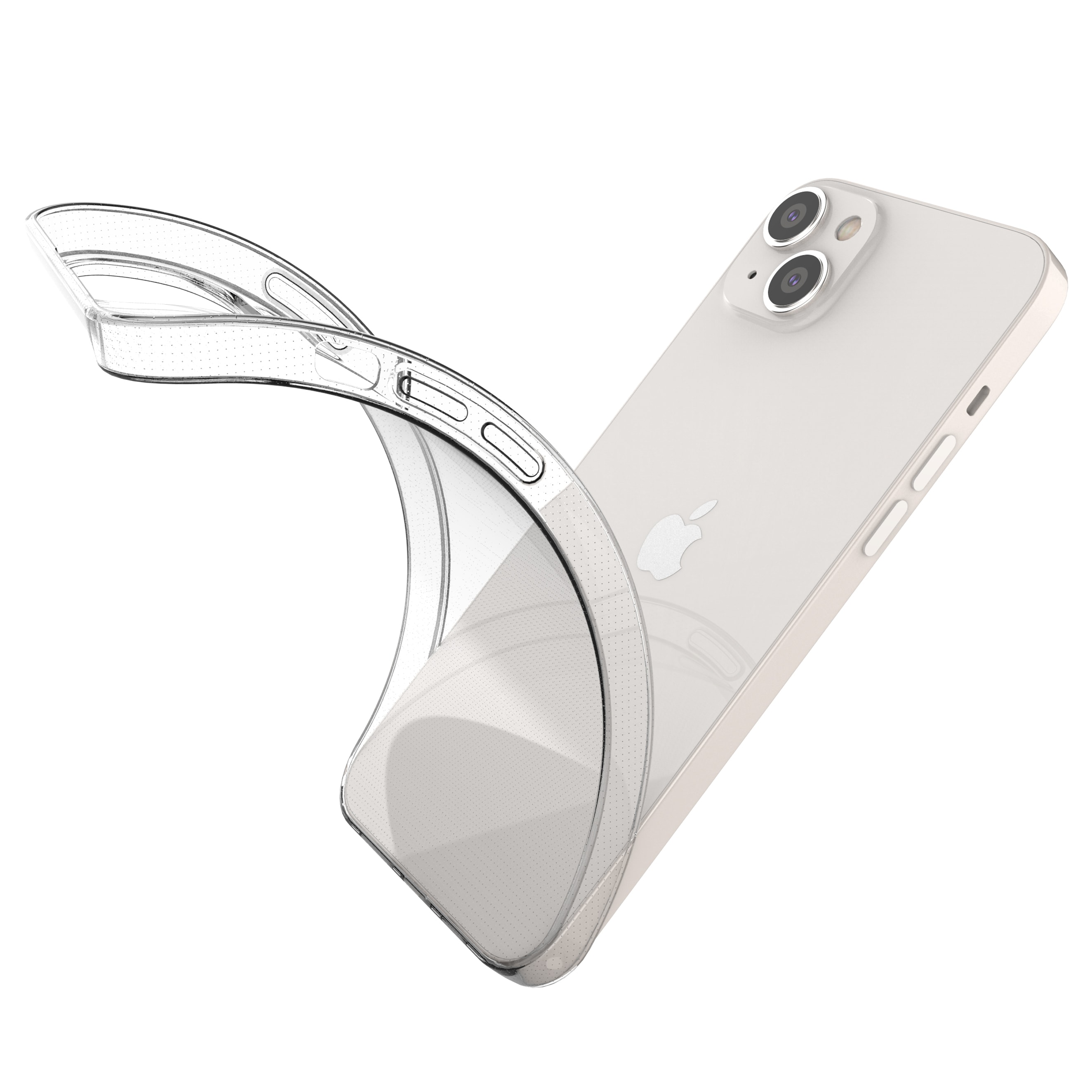 Gelskydd för Ultra Clear 0,5 mm iPhone 14 Max transparent
