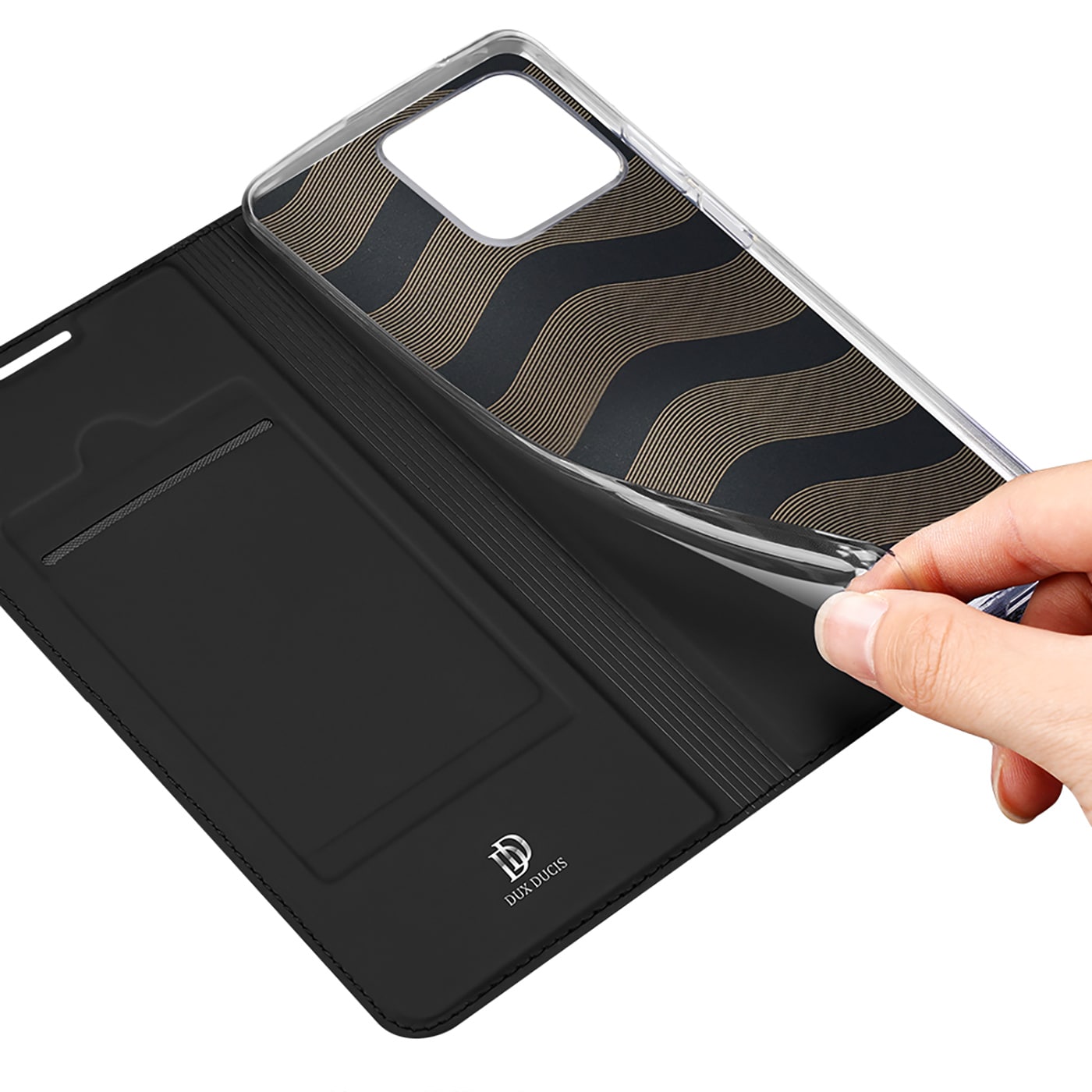 Dux Ducis Skin Pro Holster Cover med flap Realme Narzo 50A sort
