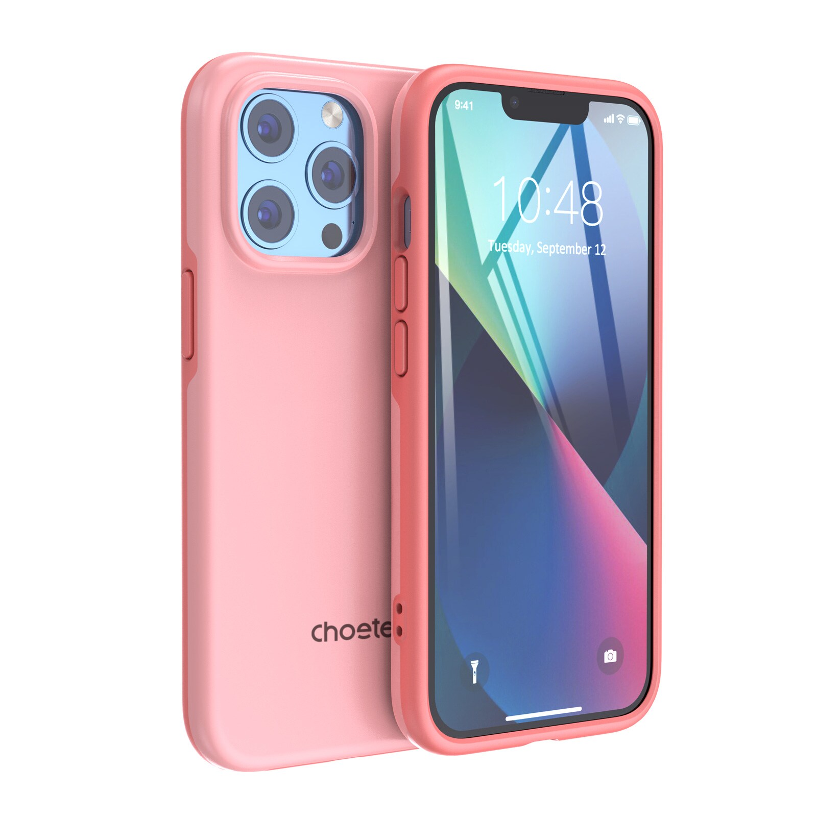 Choetech MFM Anti-drop-fodral tillverkat för MagSafe för iPhone 13 Pro rosa (PC0113-MFM-PK)