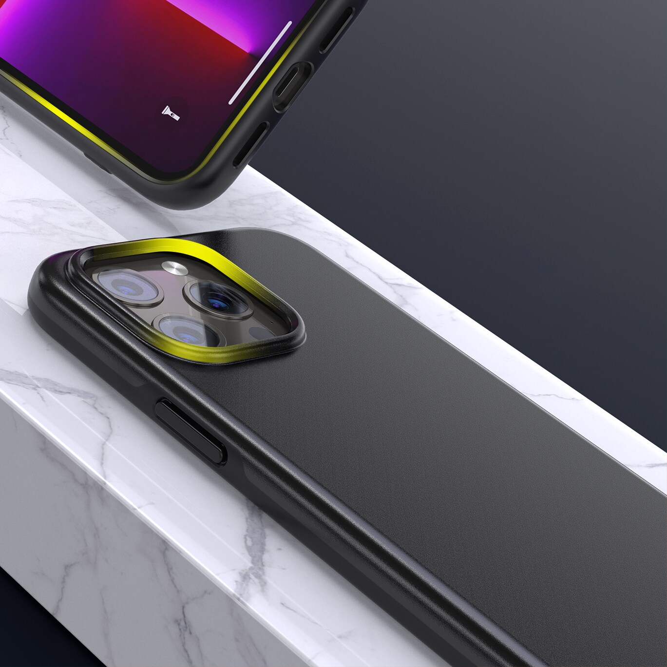 Choetech MFM Anti-drop Case Cover för iPhone 13 Pro Max svart (PC0114-MFM-BK)