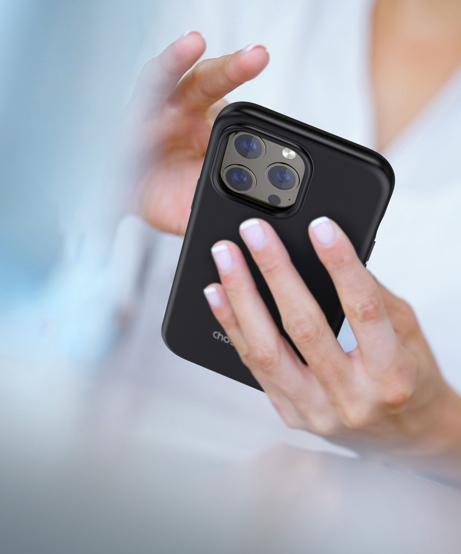 Choetech MFM Anti-drop Case Cover för iPhone 13 Pro Max svart (PC0114-MFM-BK)