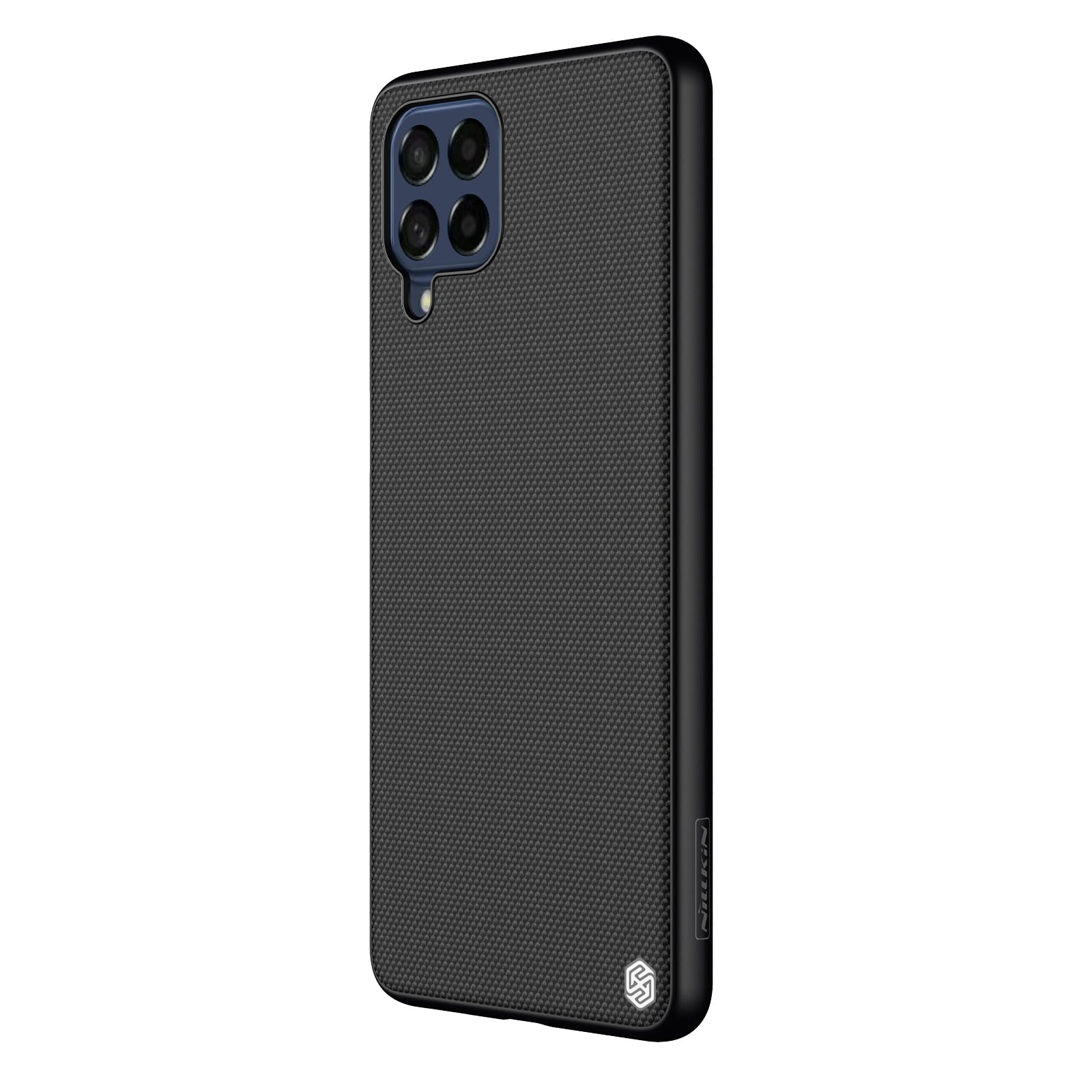 Nillkin Textured Case for Samsung Galaxy M53 5G - Holdbart etui med gelramme og nylonbagside, sort