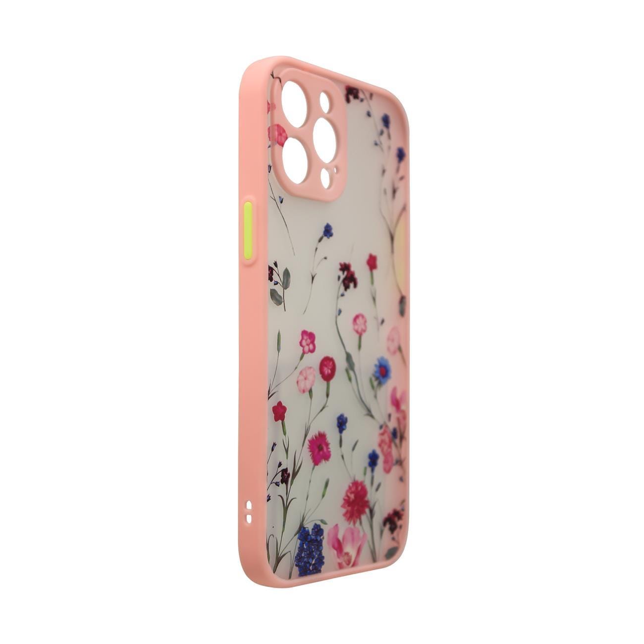 Designfodral för iPhone 12 Pro Max blomma rosa