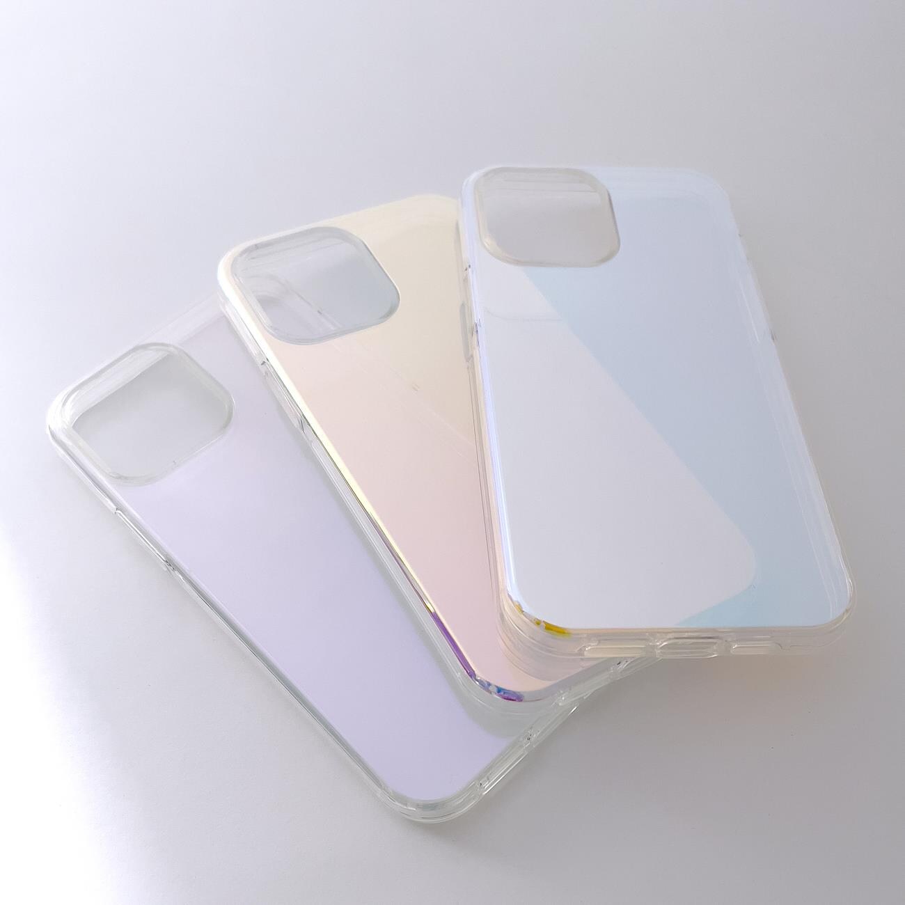 Aurora Case Fodral för iPhone 12 Pro Max Neon Gel Cover Purple