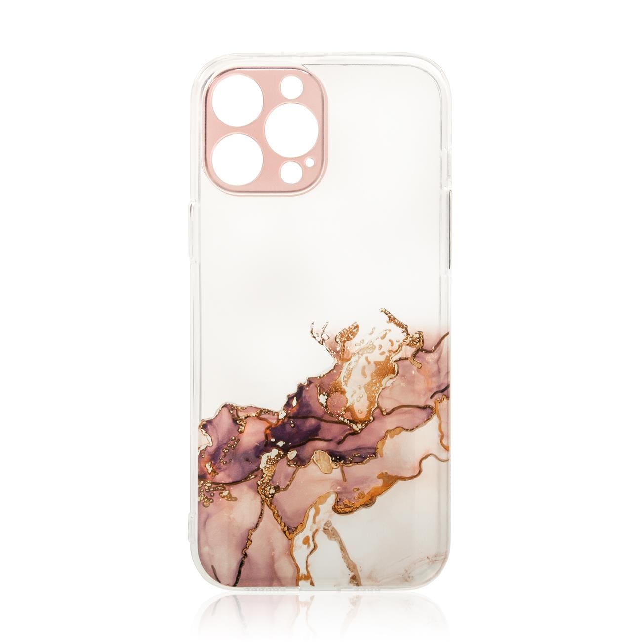 Marble Case Cover för Samsung Galaxy A12 5G Gel Cover Marble Brown