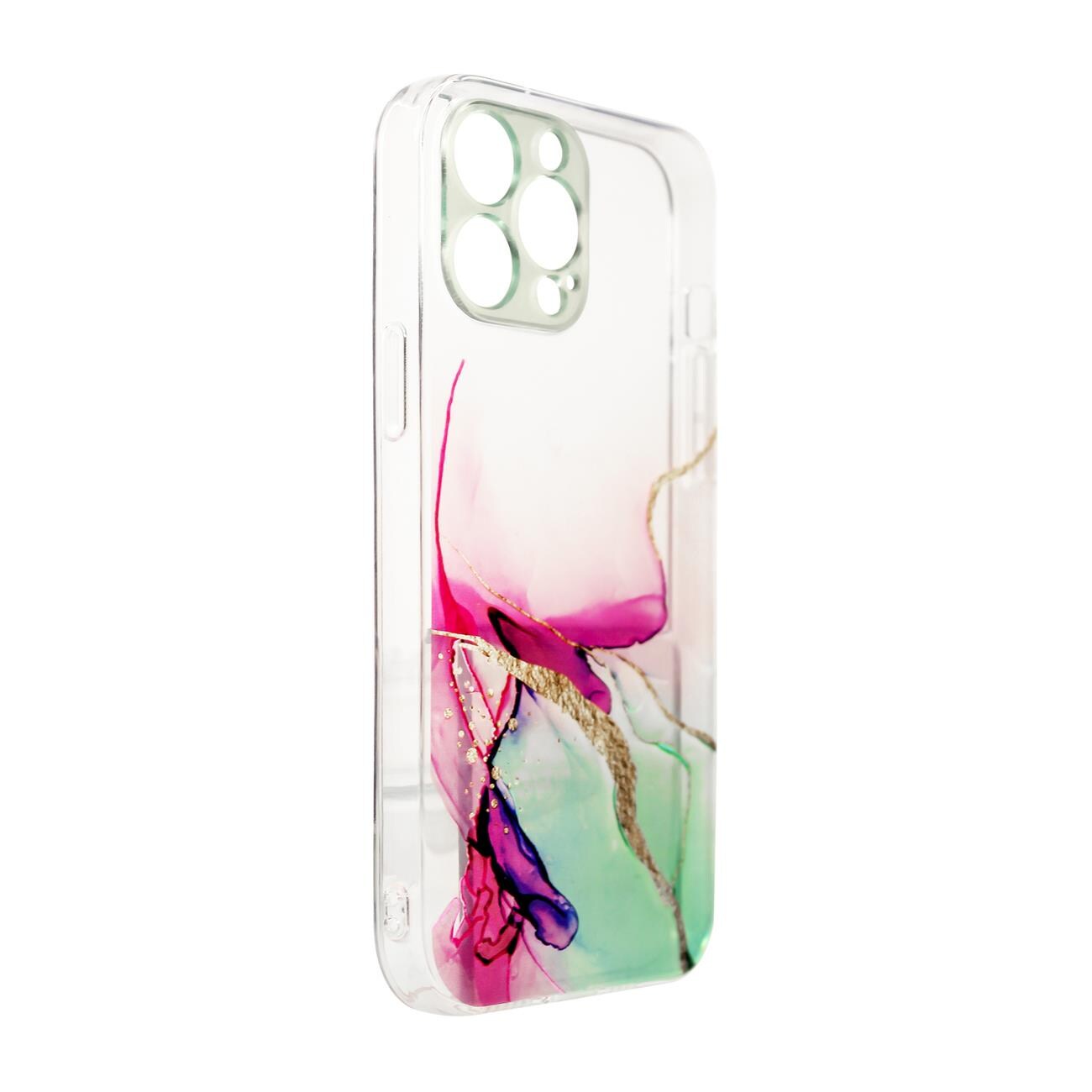 Marmor-etui til Samsung Galaxy A12 5G Gel Cover Mint Marble