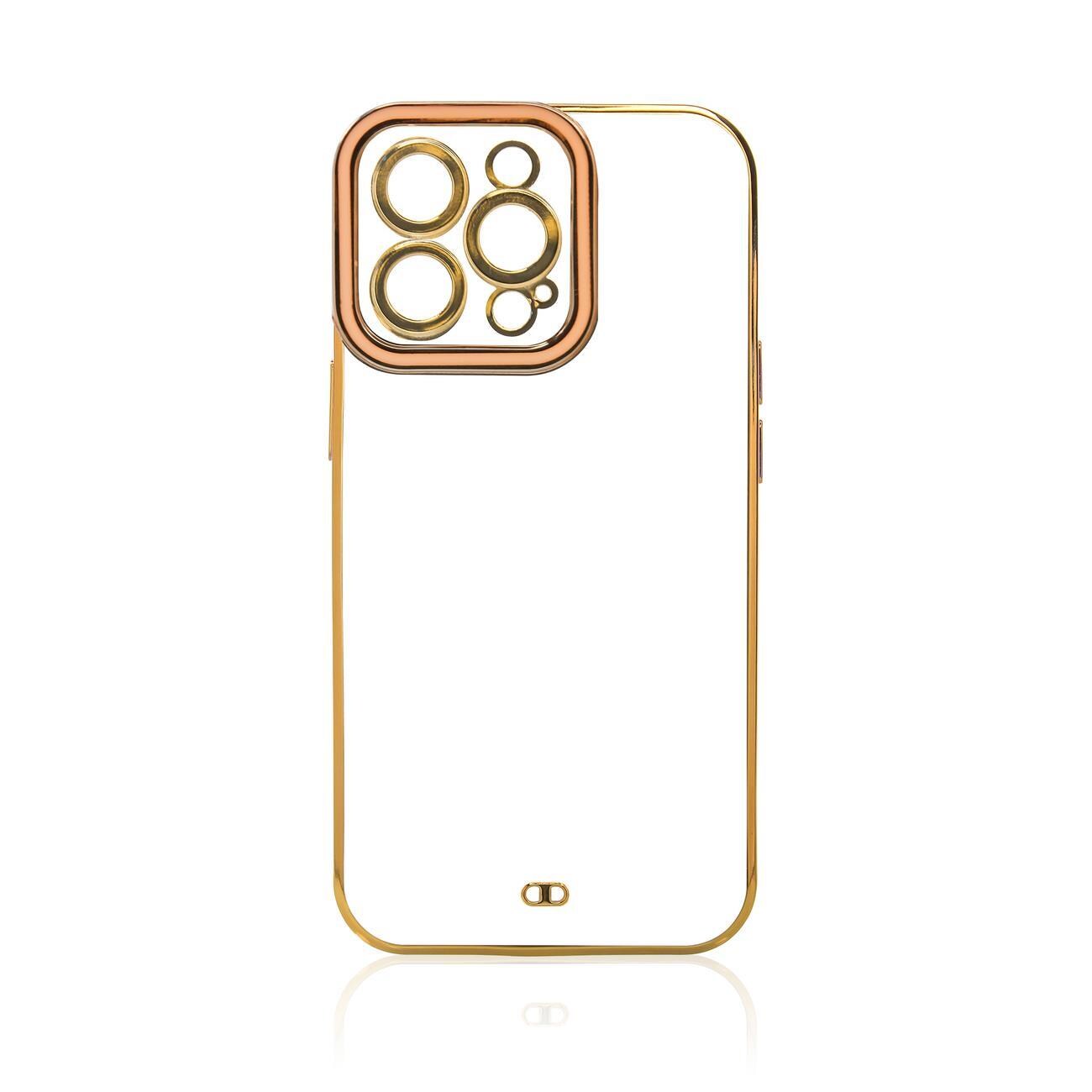 Fashion Case Cover til Xiaomi Redmi Note 11 Pro Gold Frame Gel Cover Gold