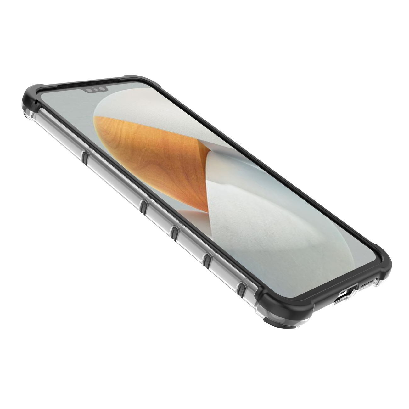 Honeycomb-fodral pansarhölje med gelram Vivo V23 5G svart