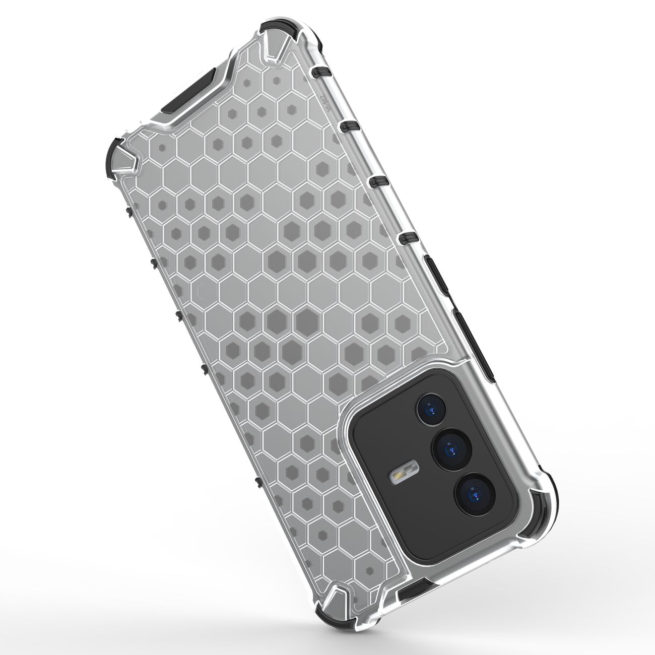 Honeycomb-fodral pansarhölje med gelram Vivo V23 5G svart