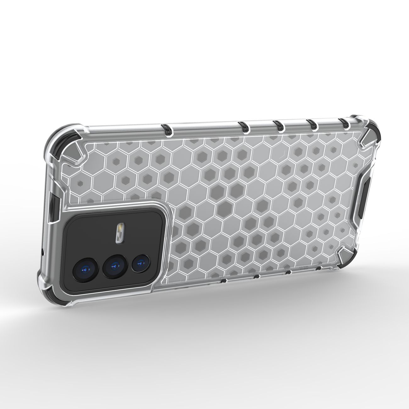 Honeycomb-fodral pansarhölje med gelram Vivo V23 5G svart