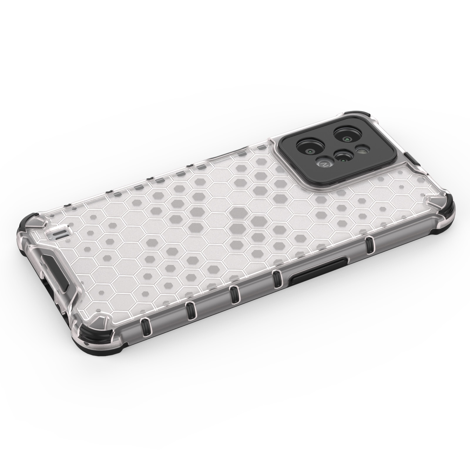 Honeycomb fodral pansarhölje med gelram Realme C31 transparent