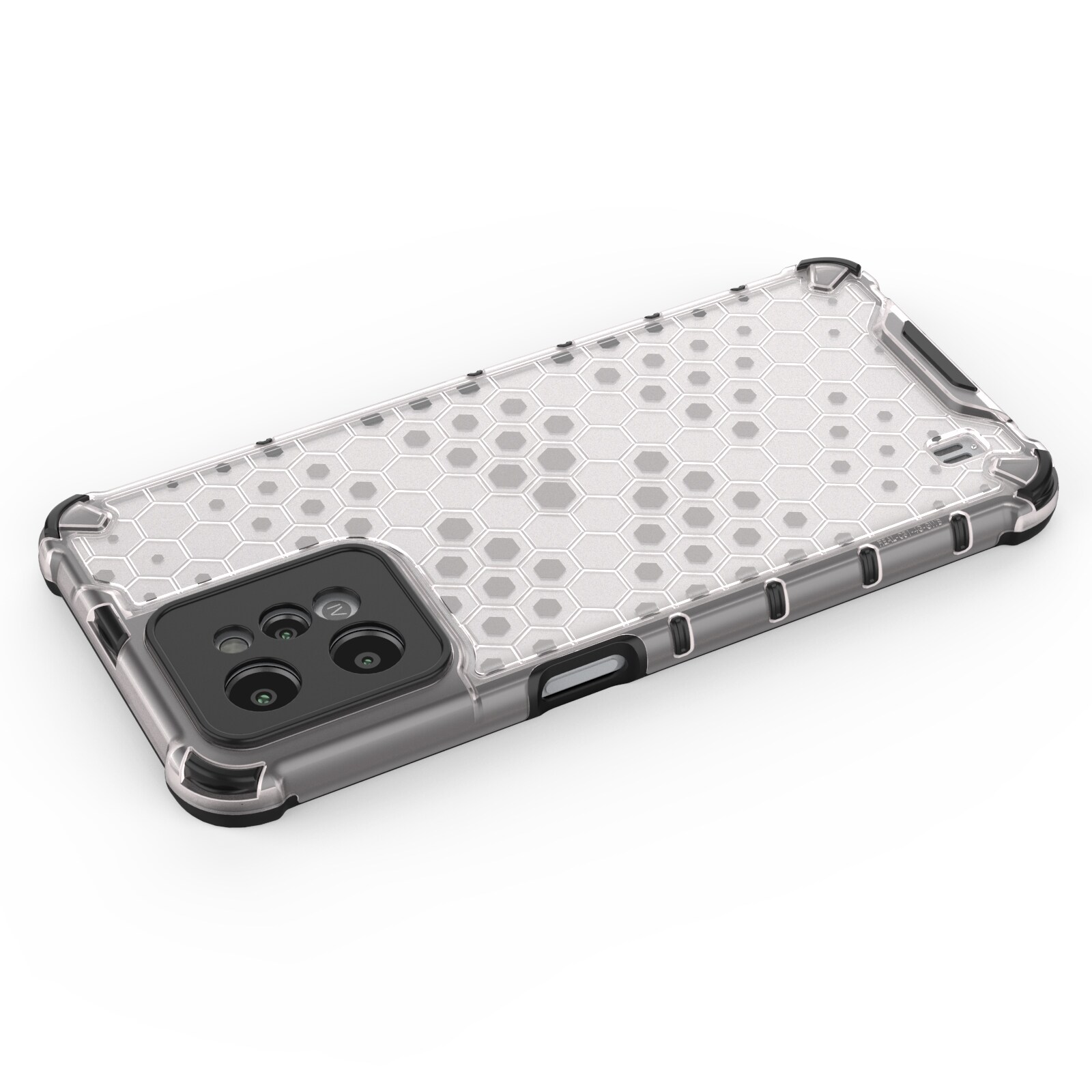Honeycomb fodral pansarhölje med gelram Realme C31 transparent