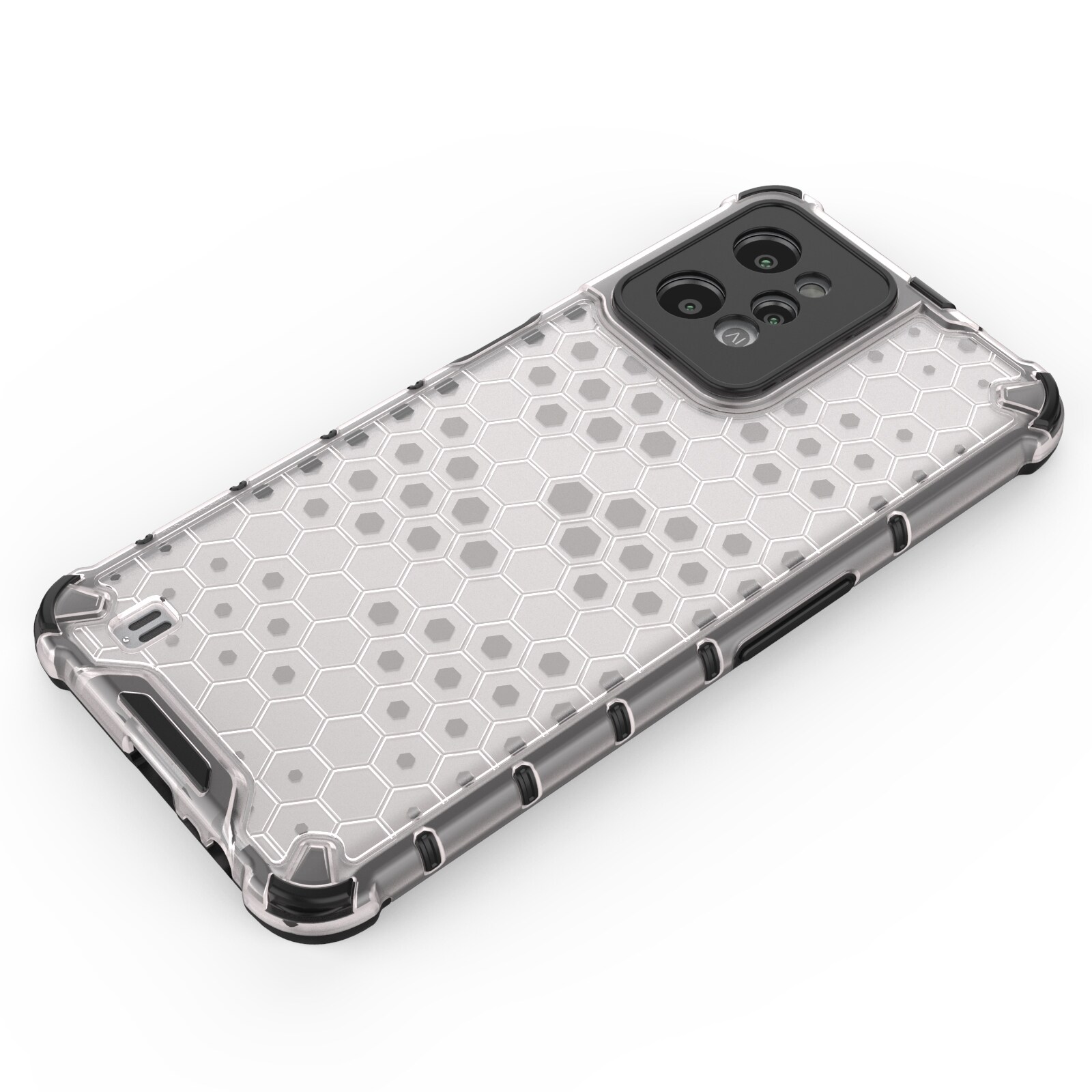 Honeycomb fodral pansarhölje med gelram Realme C31 transparent