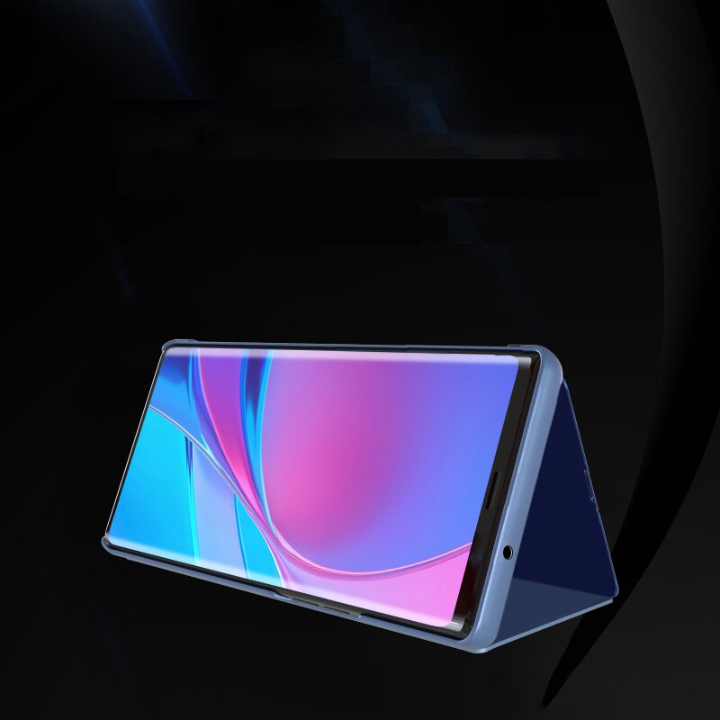 Clear View-etui til Samsung Galaxy M53 5G sort