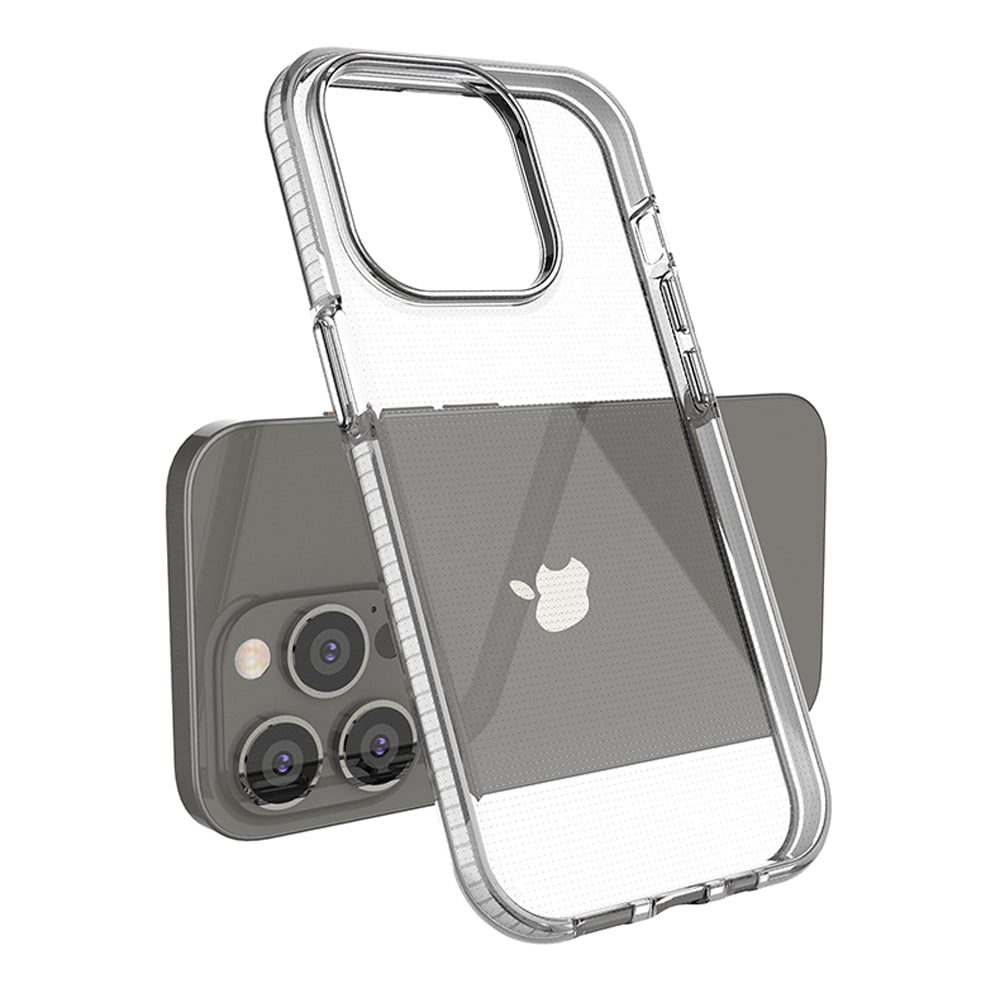 Spring Case fodral för iPhone 14 Pro silikonfodral med ram ljusblå