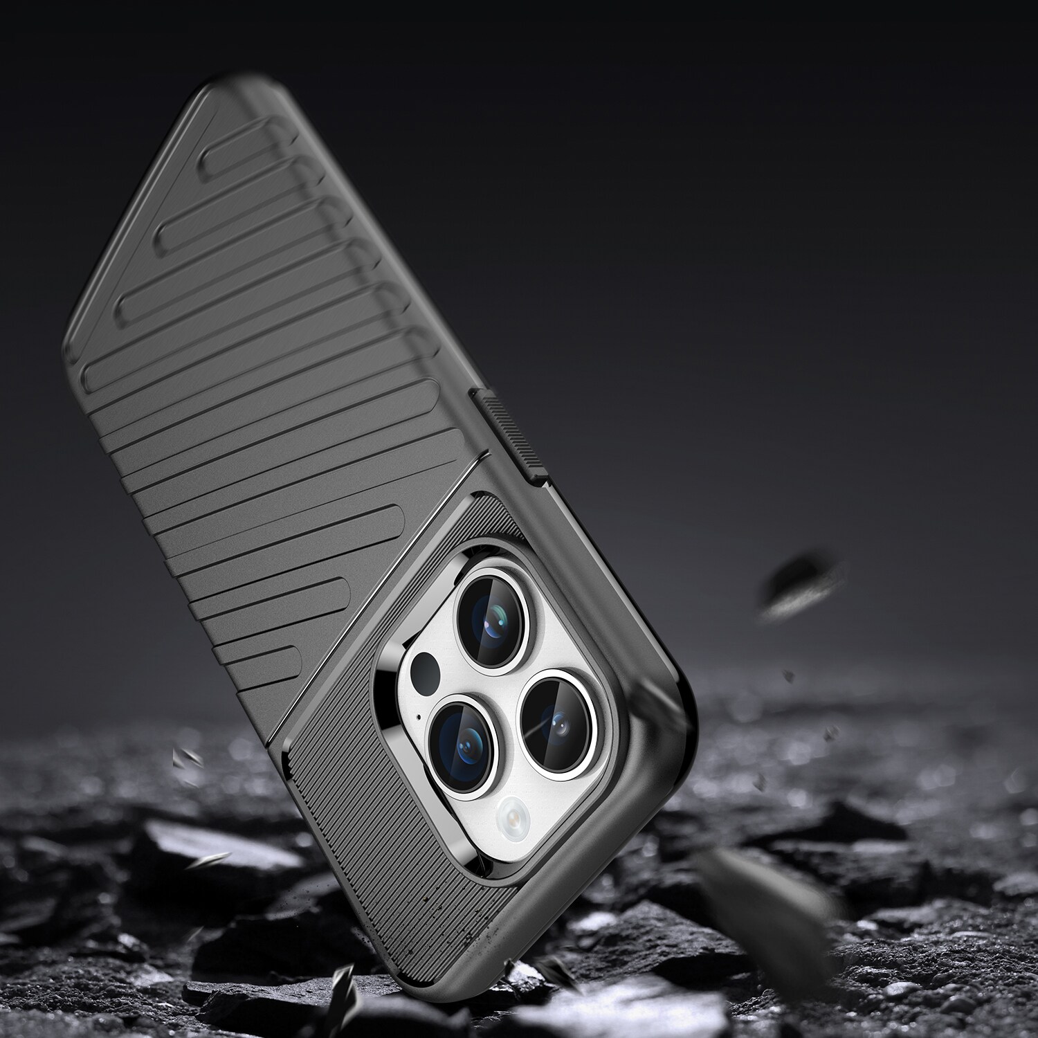 Thunder Case iPhone 14 Pro Max pansarväska svart