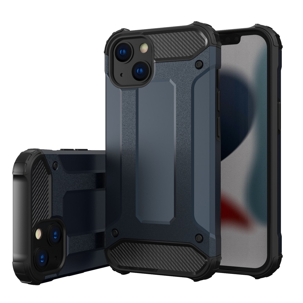Hybrid Armor-fodral för iPhone 14 bepansrat hybridfodral blå