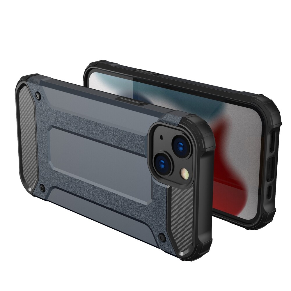 Hybrid Armor-fodral för iPhone 14 Plus bepansrat hybridfodral blå