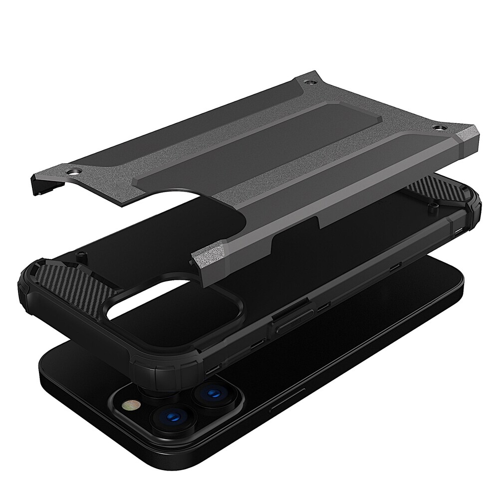 Hybrid Armor-fodral för iPhone 14 Pro bepansrat hybridfodral blå