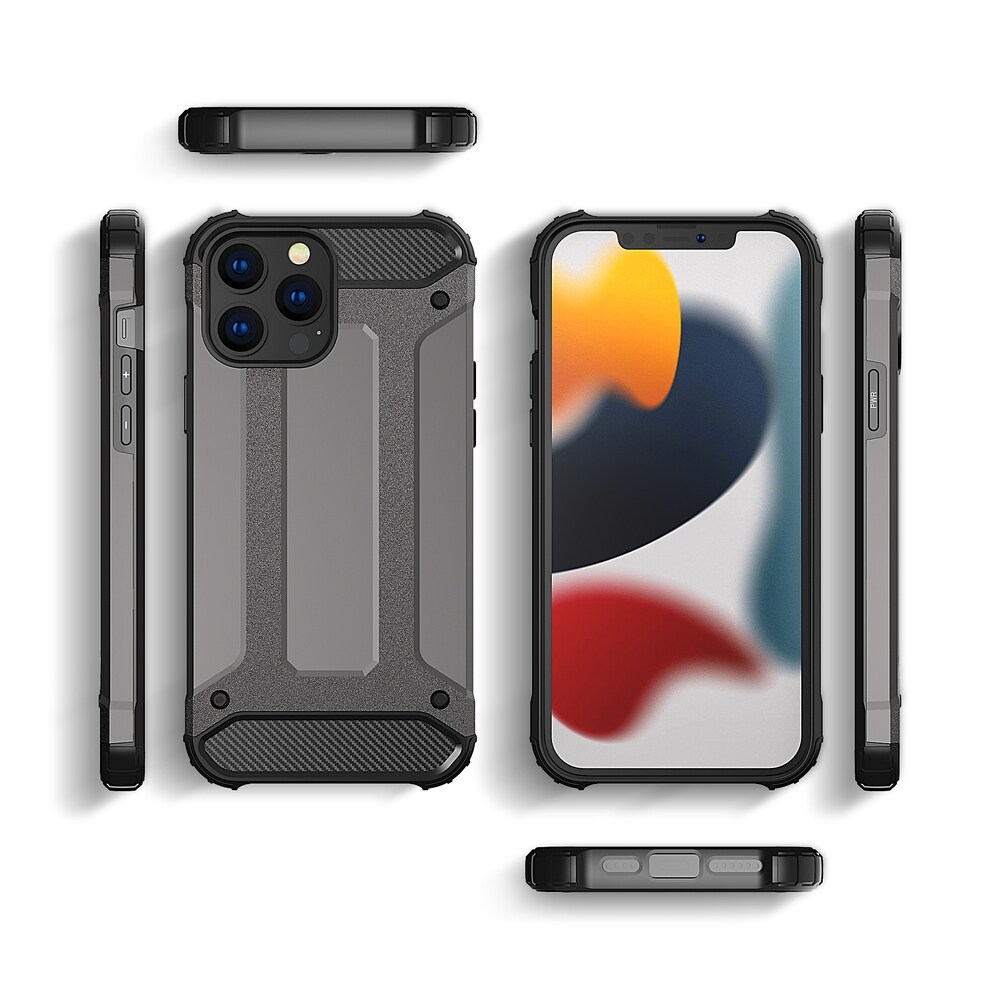 Hybrid Armor-fodral för iPhone 14 Pro bepansrat hybridfodral blå