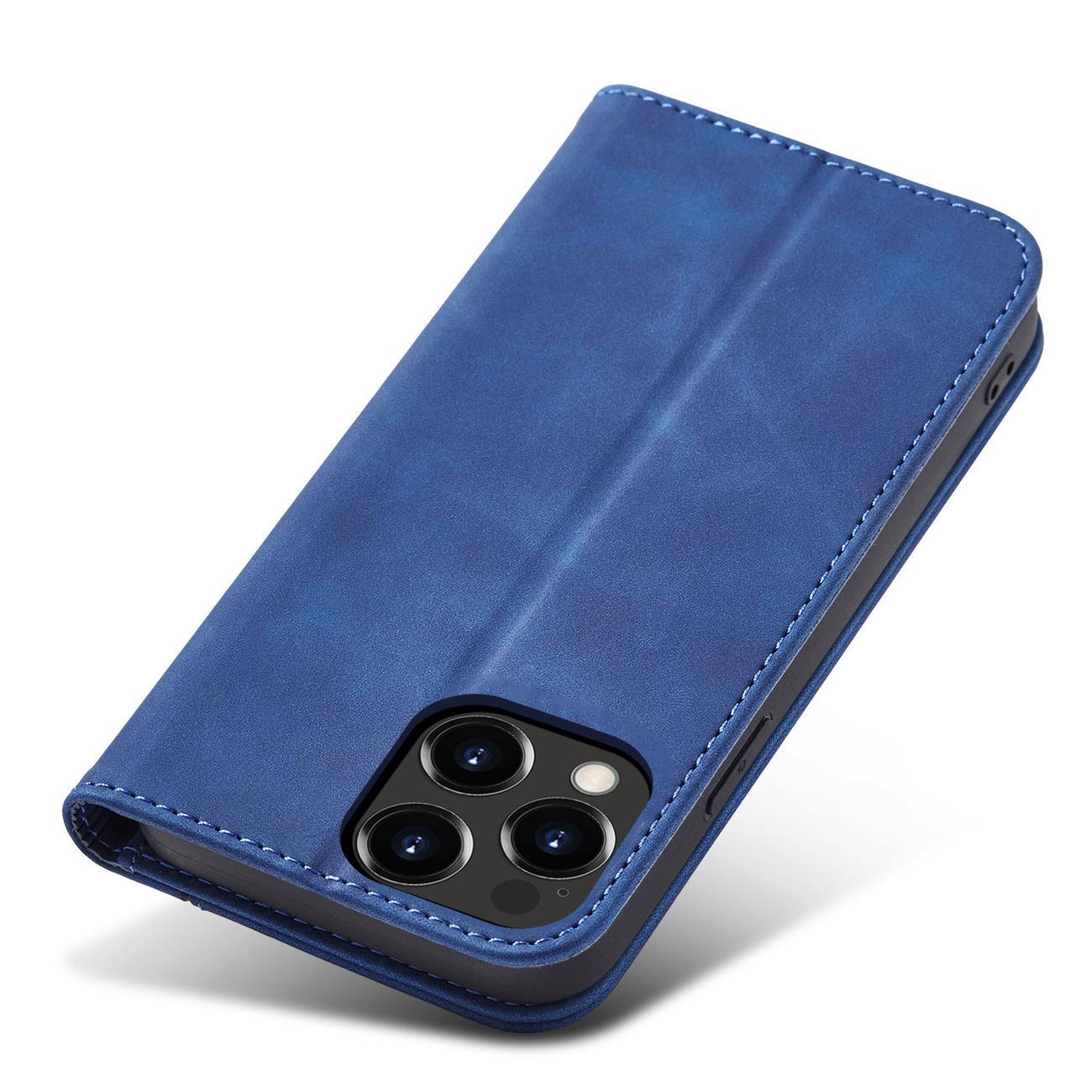 Magnet Fancy Case fodral för iPhone 14 Plus flip cover plånbok stativ blå