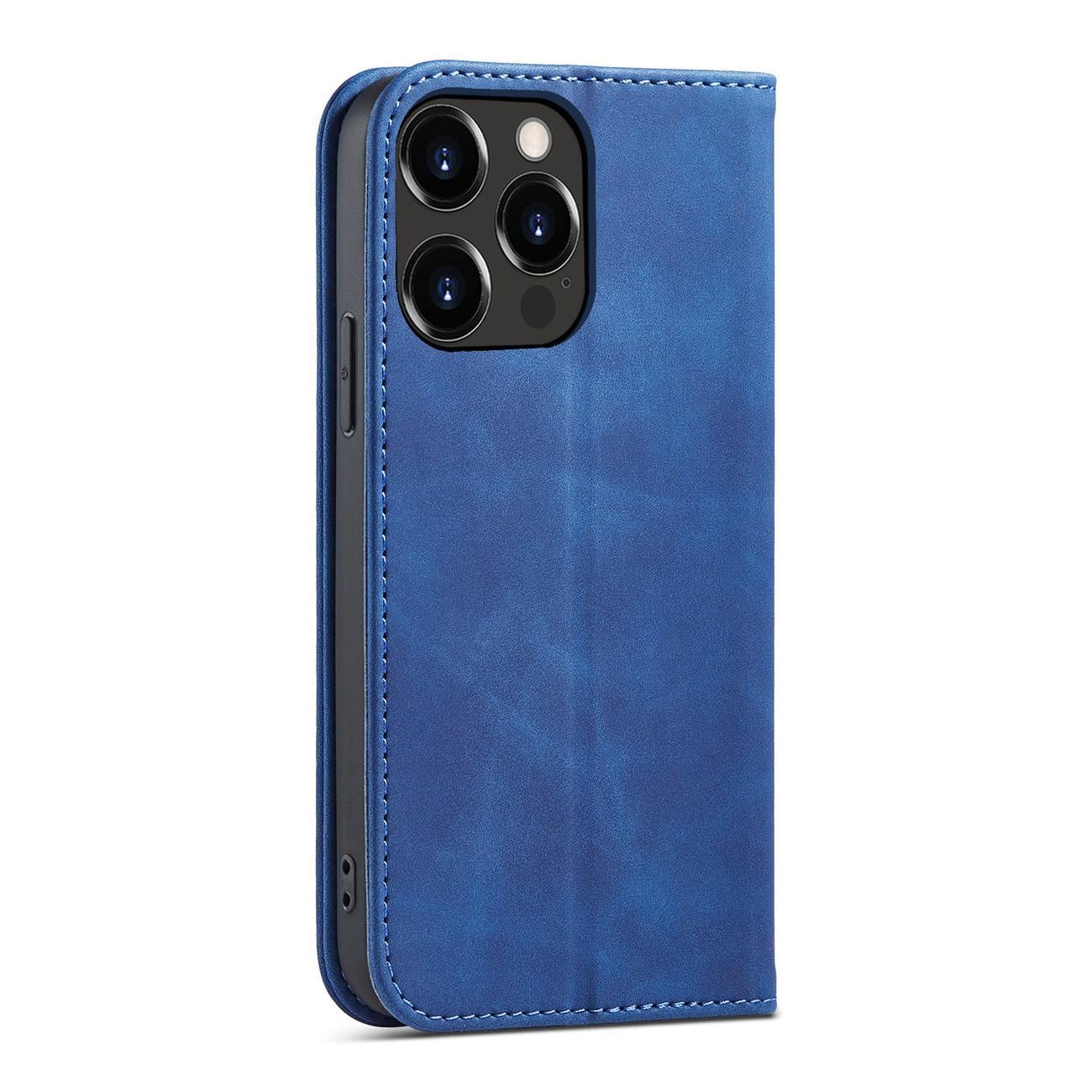 Magnet Fancy Case fodral för iPhone 14 Plus flip cover plånbok stativ blå