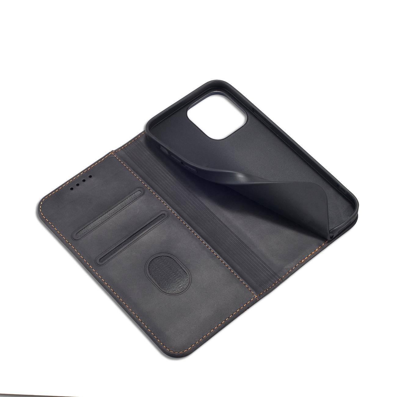 Magnet Fancy Case fodral för iPhone 14 Pro flip cover plånbok stativ svart