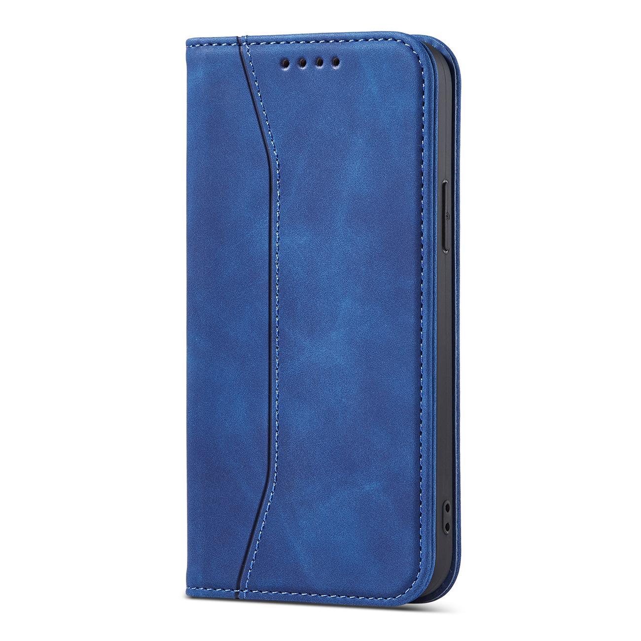 Magnet Fancy Case fodral för iPhone 14 Pro flip cover plånbok stativ blå
