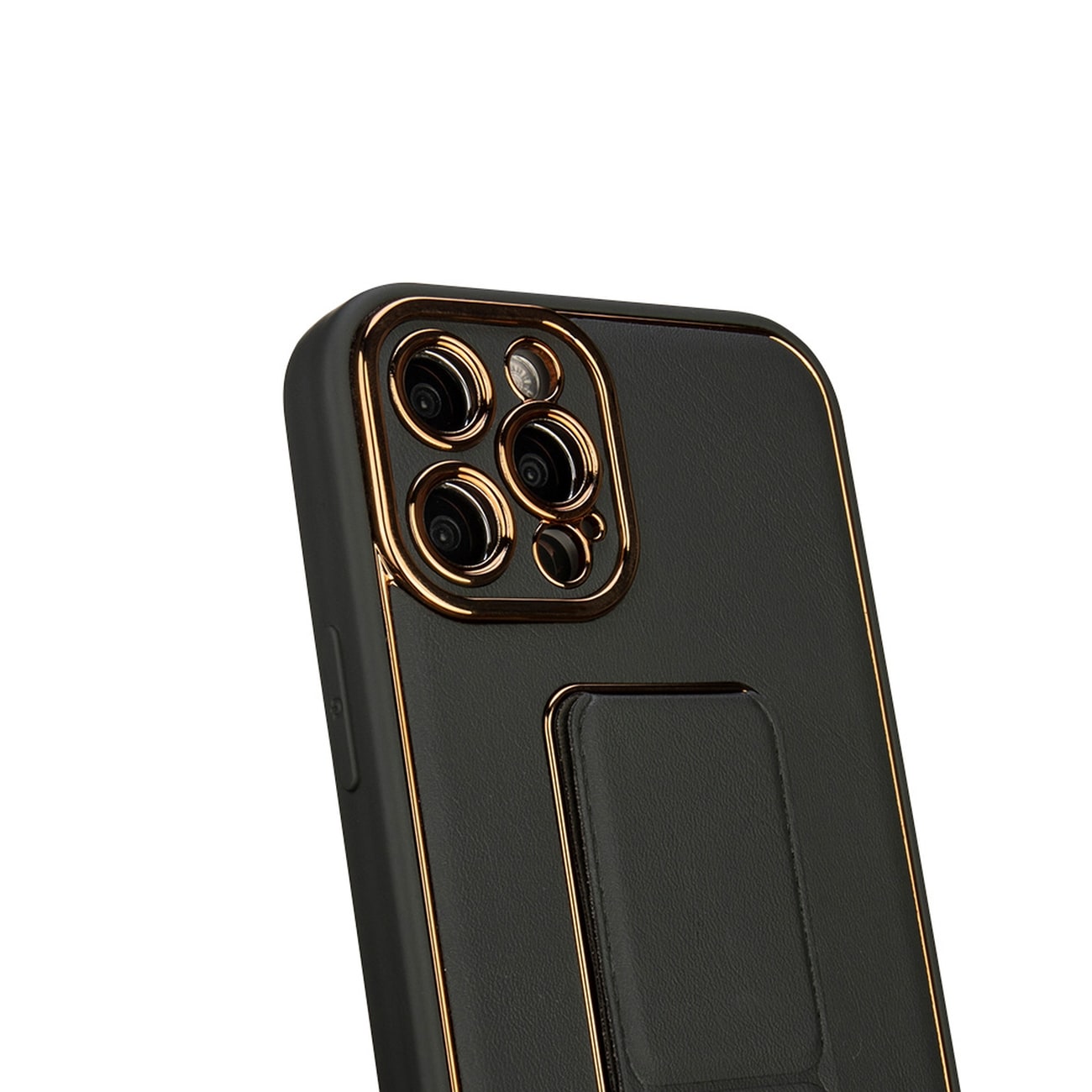Nytt Kickstand-fodral fodral för iPhone 12 Pro med stativ röd
