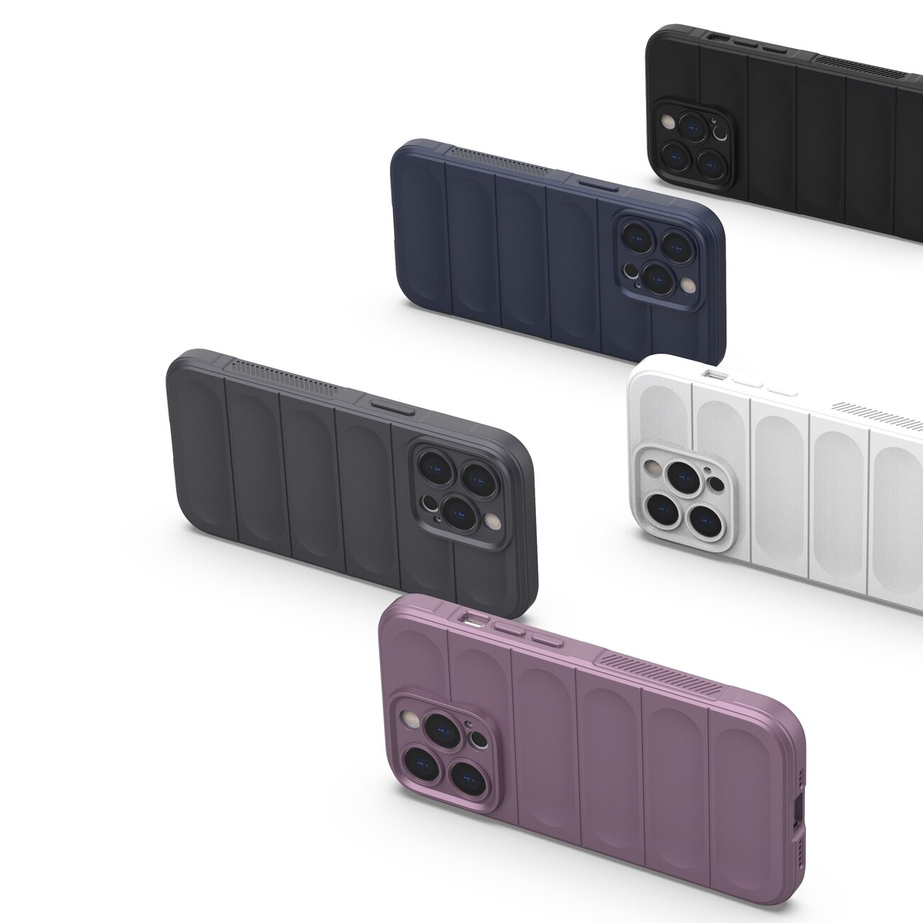 Magic Shield-fodral för iPhone 13 Pro flexibelt pansarskydd svart