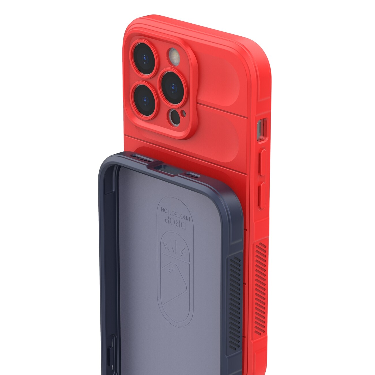 Magic Shield-fodral för iPhone 13 Pro flexibelt pansarskydd svart