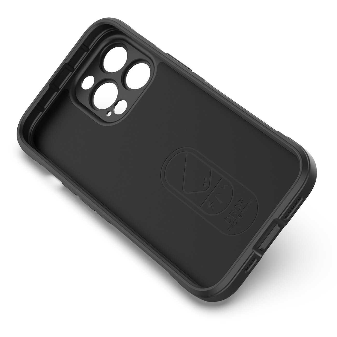 Magic Shield-fodral för iPhone 13 Pro flexibelt pansarskydd svart
