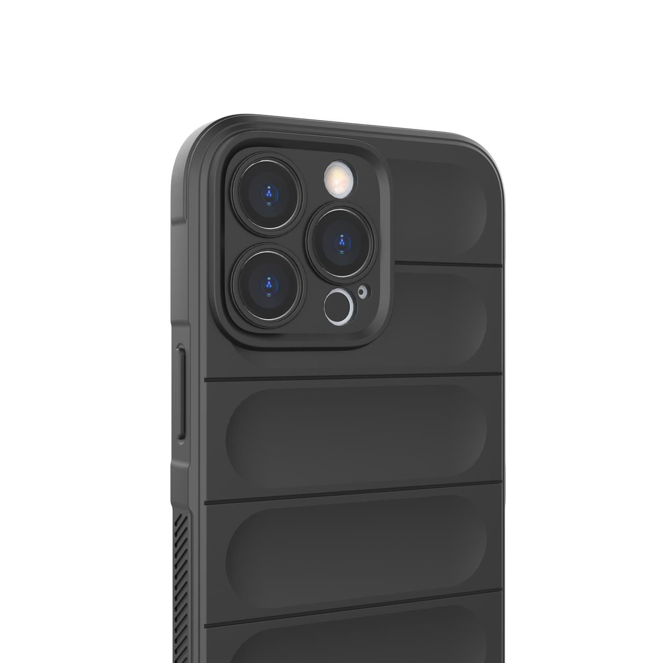 Magic Shield Case fodral för iPhone 13 Pro Max flexibelt pansarfodral mörkblå