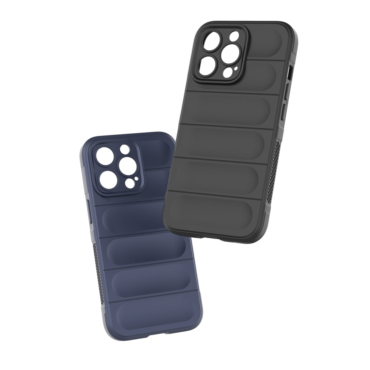 Magic Shield-fodral för iPhone 13 Pro flexibelt pansarskydd mörkblått
