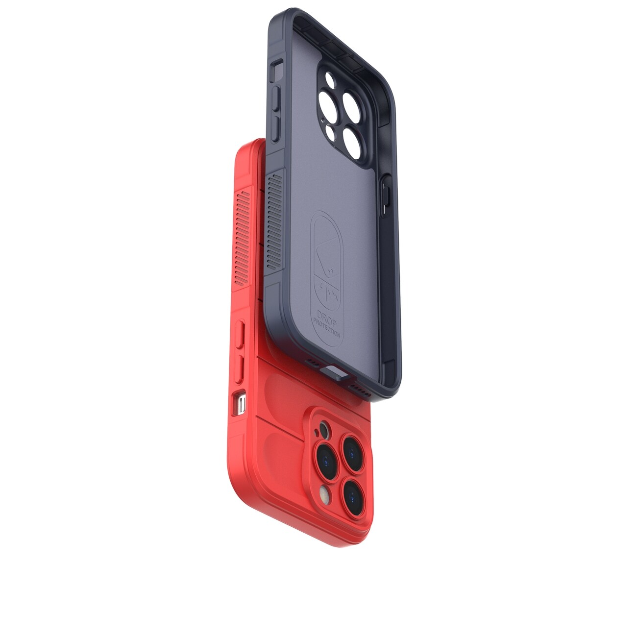 Magic Shield-fodral för iPhone 13 Pro flexibelt pansarskydd ljusblått
