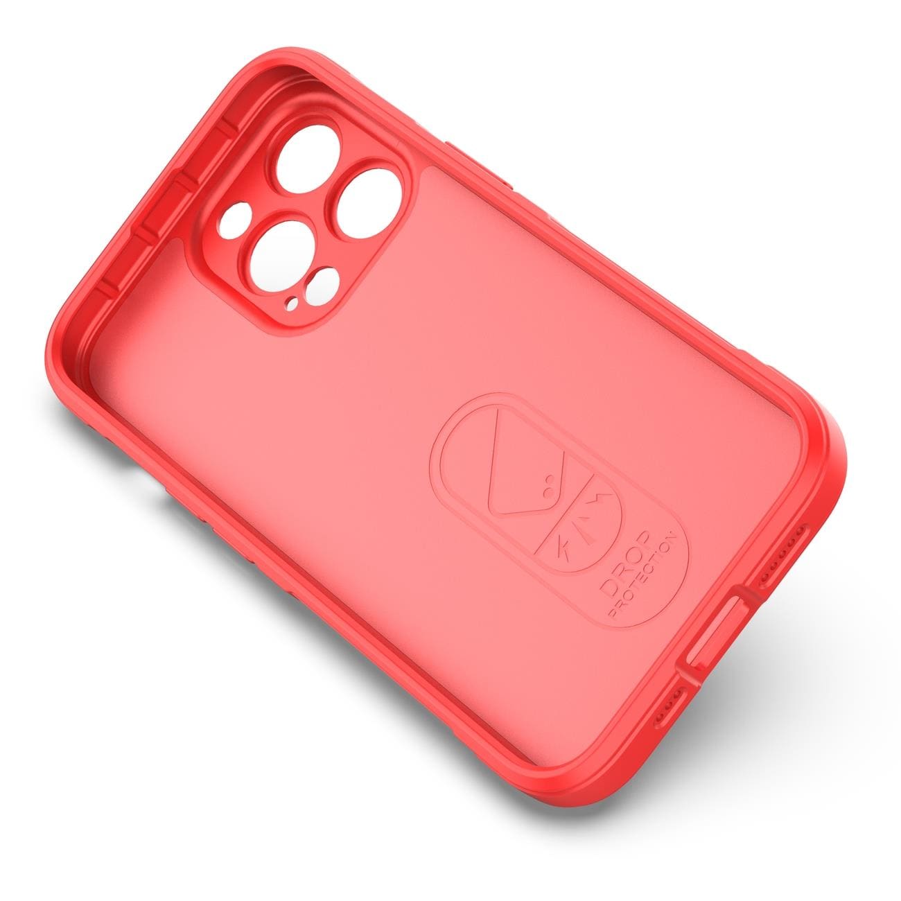 Magic Shield-fodral för iPhone 13 Pro Max flexibelt pansarskydd röd