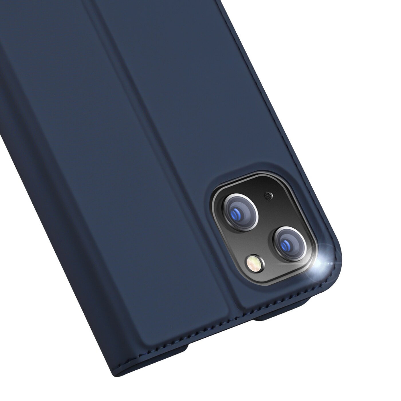 Dux Ducis Skin Pro Holster Flip Cover för iPhone 14 Plus blå
