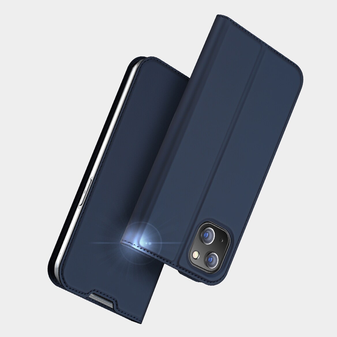 Dux Ducis Skin Pro Holster Flip Cover til iPhone 14 Plus guld