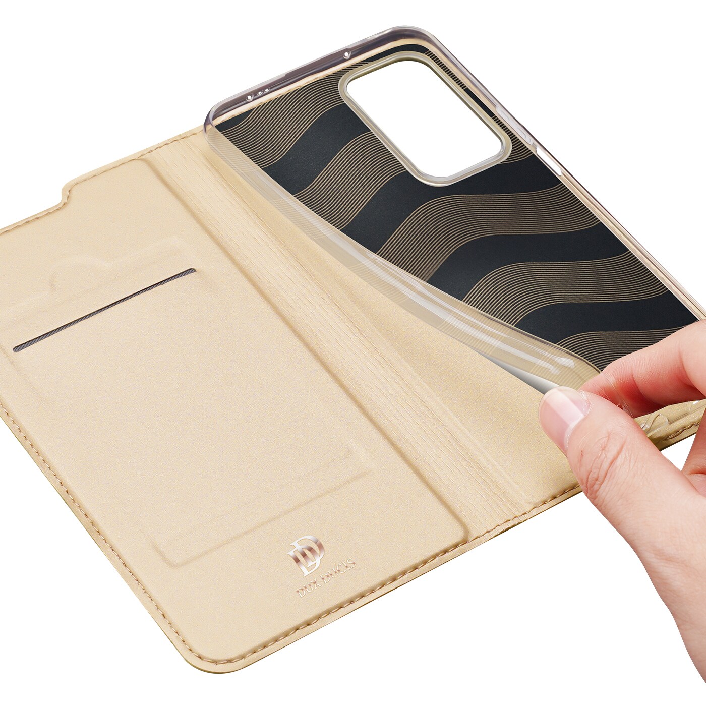Dux Ducis Skin Pro Holster Cover Flip Cover til Xiaomi Poco F4 5G guld