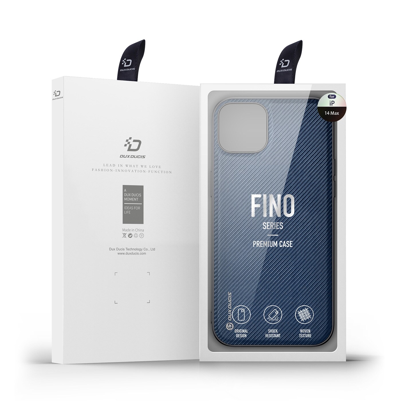 Dux Ducis Fino fodralskydd iPhone 14 Plus blå nylon
