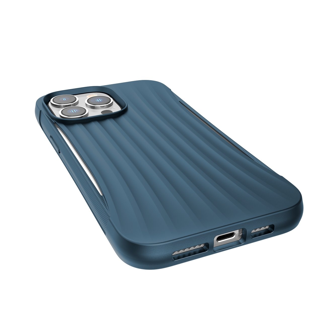 Raptic X-Doria Kopplingsfodral iPhone 14 Pro bakstycke blå