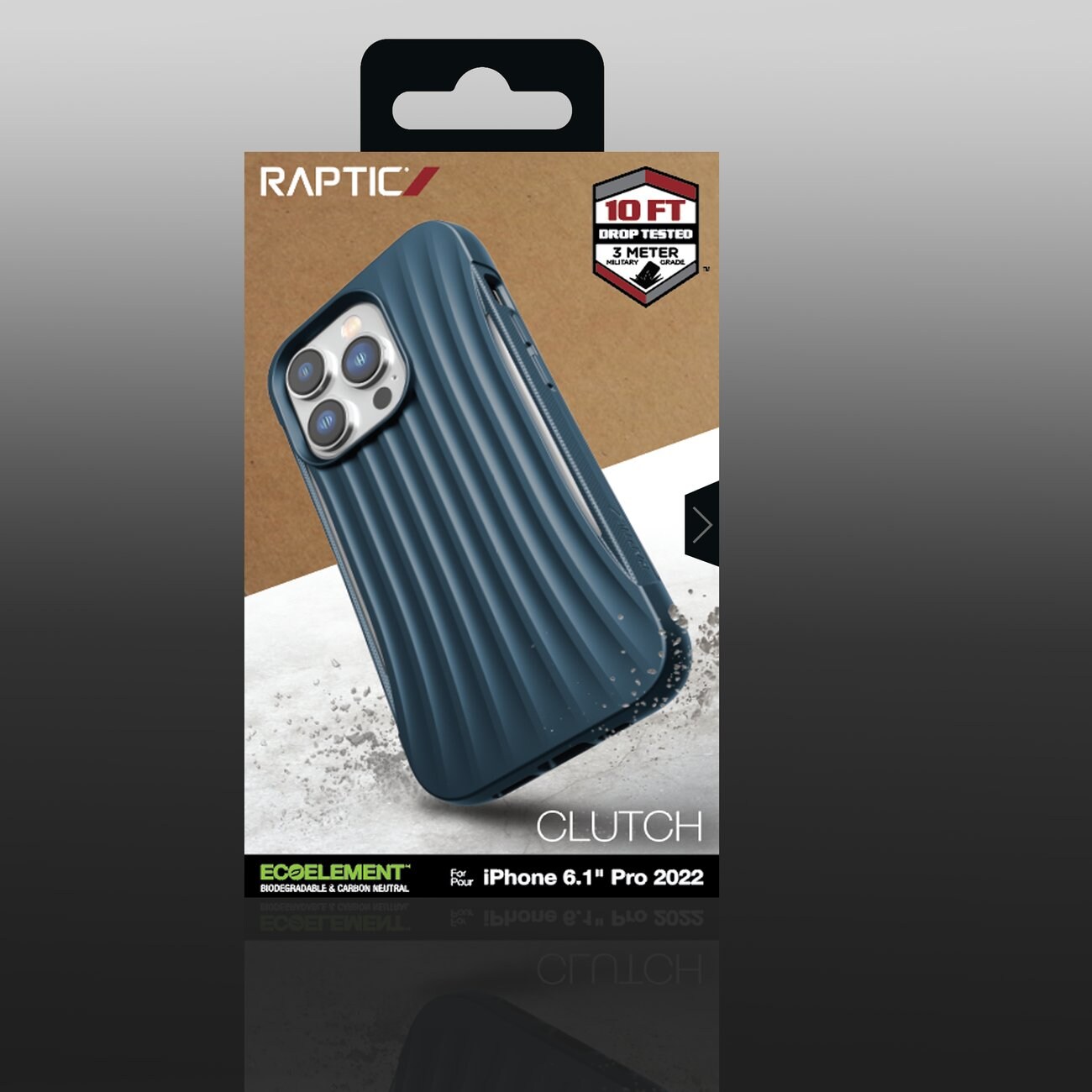 Raptic X-Doria Kopplingsfodral iPhone 14 Pro bakstycke blå