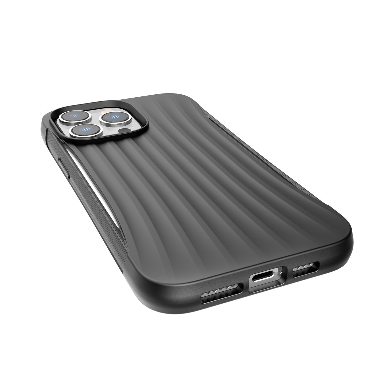 Raptic X-Doria Kopplingsfodral iPhone 14 Pro Max bakstycke svart