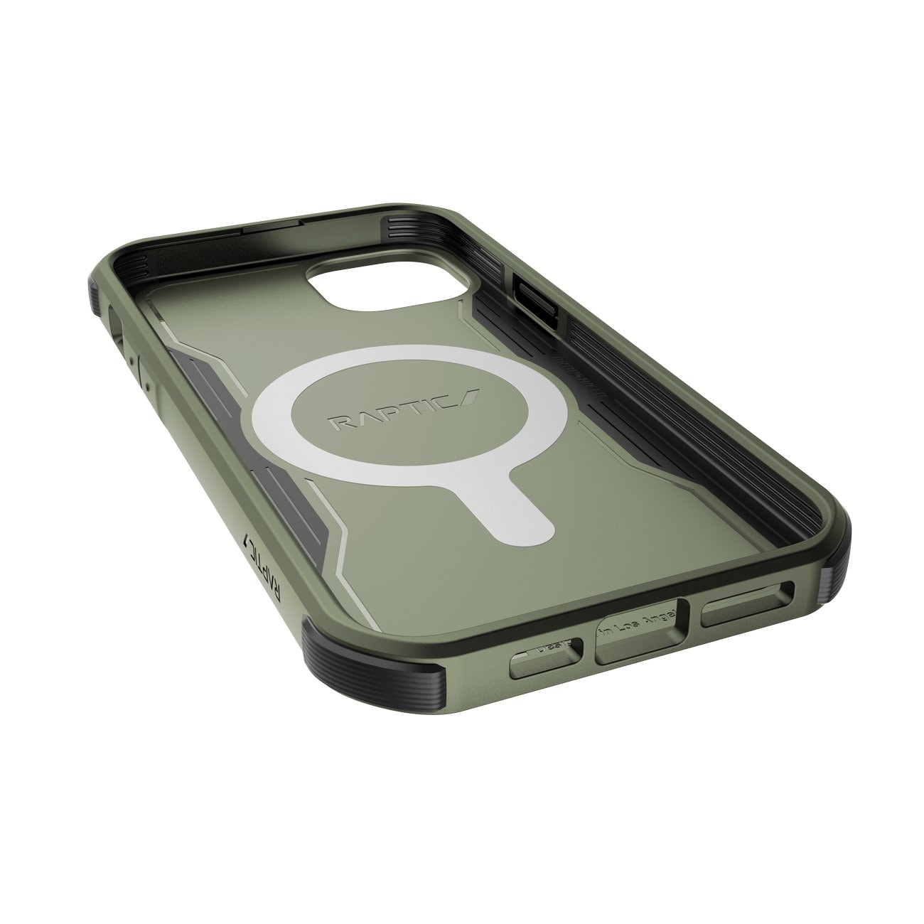 Raptic X-Doria Fort Case iPhone 14 Plus med MagSafe pansarskydd grön