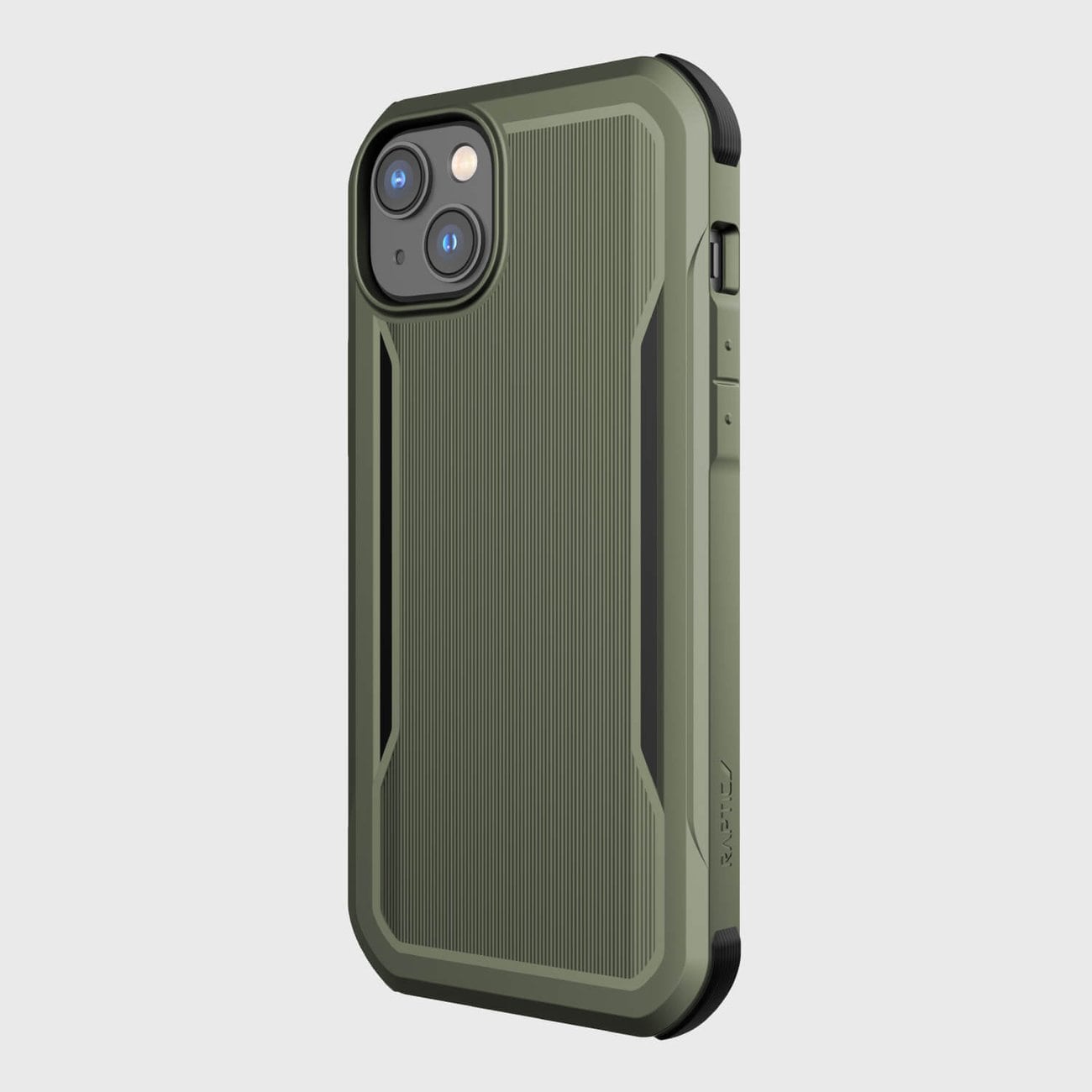 Raptic X-Doria Fort Case iPhone 14 Plus med MagSafe pansarskydd grön